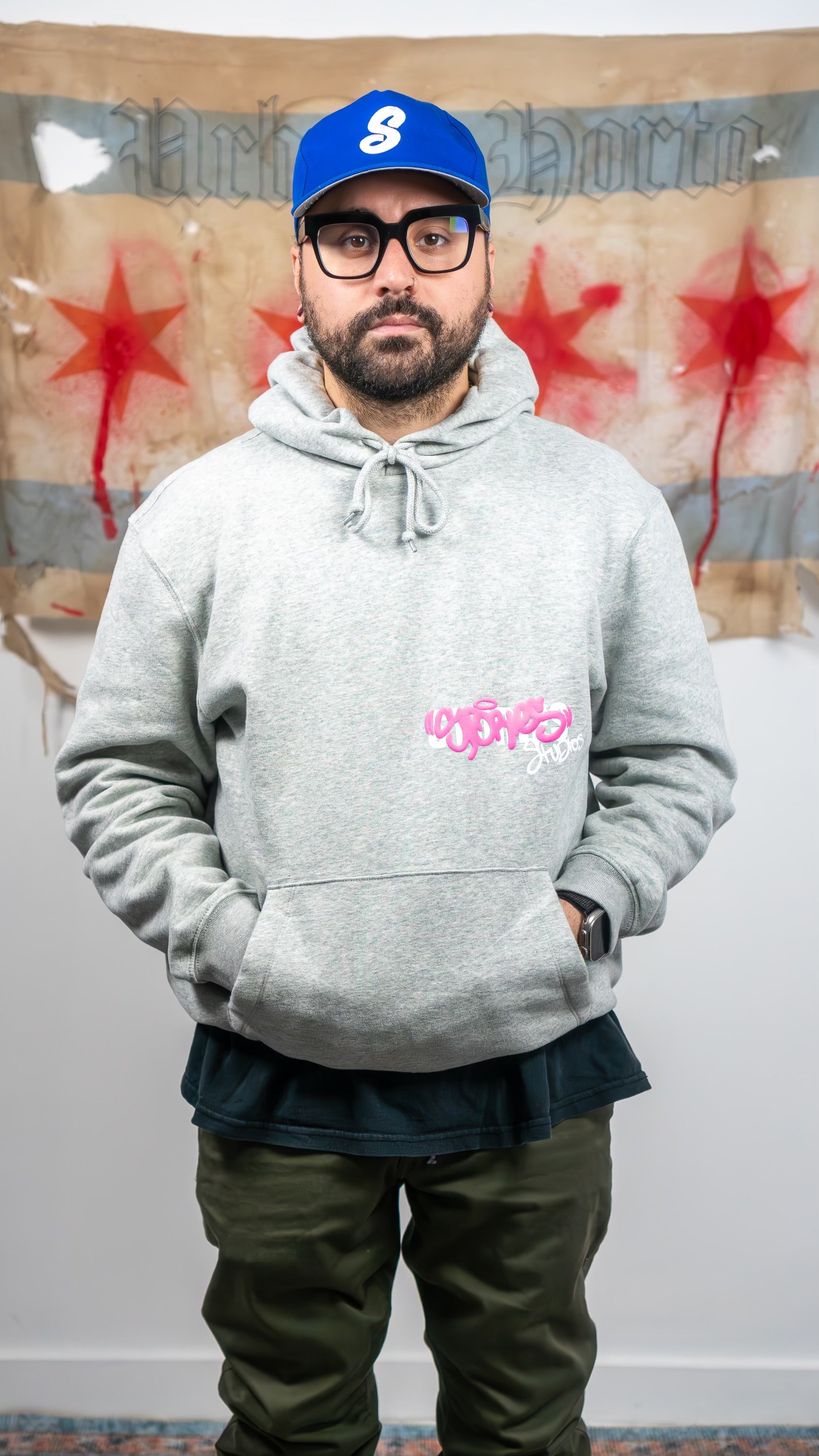 INSPIRE - Back Design Grey Hoodie