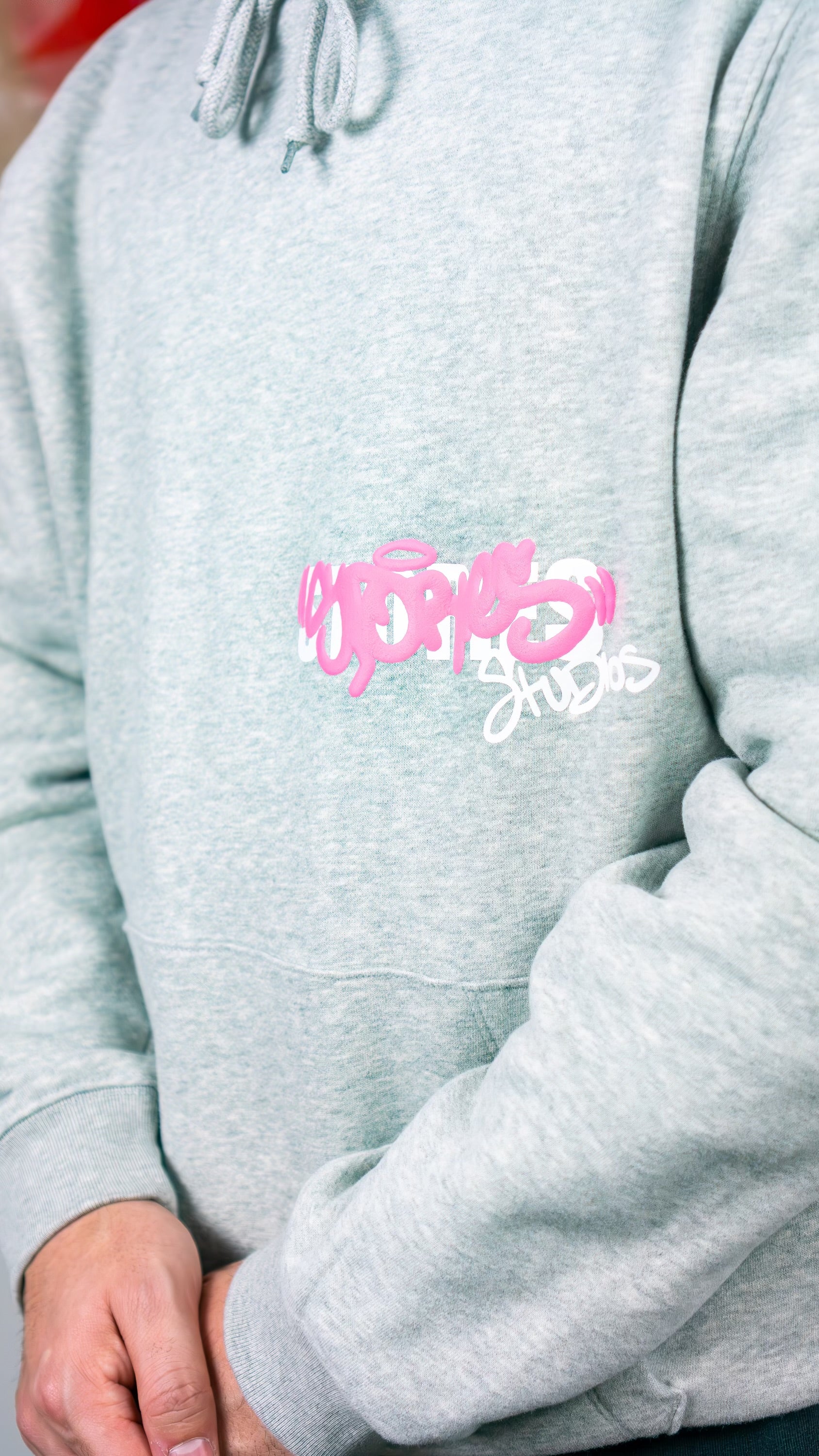 INSPIRE - Back Design Grey Hoodie